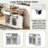 Modern Mobile Kitchen Island With A Drawer, A Cabinet With Sliding Doors, An Open Shelf, And Side Shelves And Drop Leaf