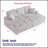 84Inch Corduroy 3 - Seater Sofa with 3 Back 2 Toss Pillows Ottoman 2 Storage Cup - Holding Grooves-382341688