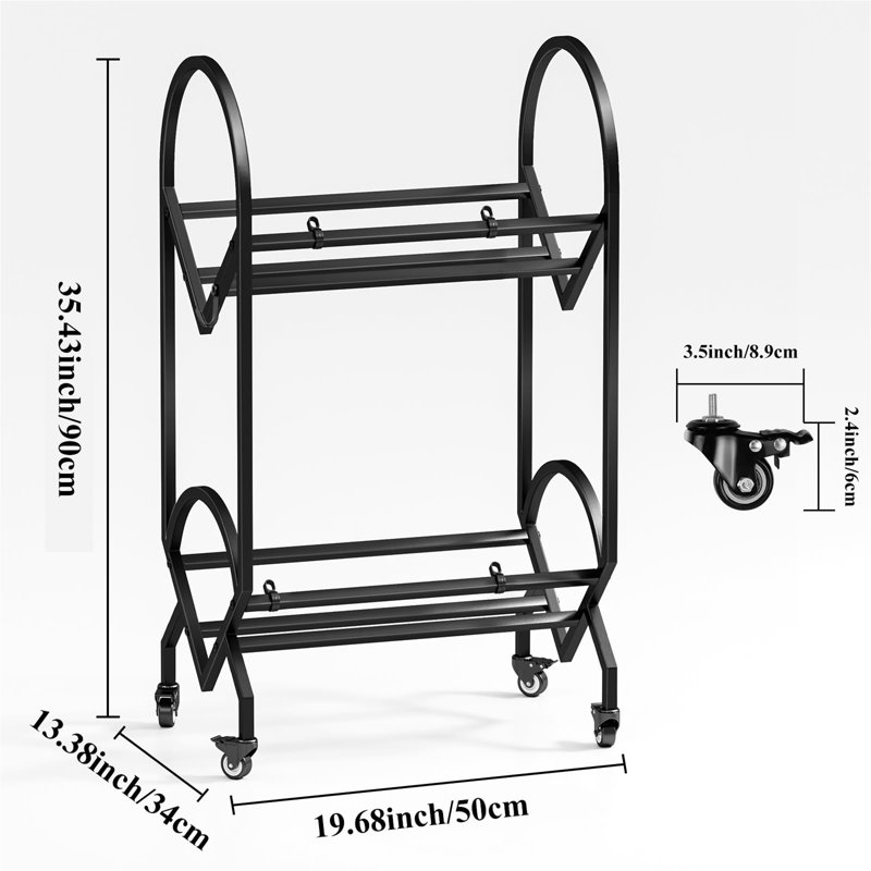 Metal 90cm H Media Shelves