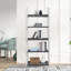 Étagères à 5 niveaux, bibliothèque, étagère de rangement, bibliothèque avec cadre en bois d'hévéa, tablette échelle pour salon, bureau à domicile, cuisine, chambre à coucher, appartement-677594382