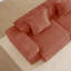 Canapé en velours Harrison LSF & RSF - rouge-787322033