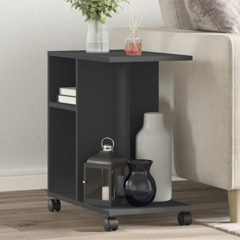 3-6 End Table, Black
