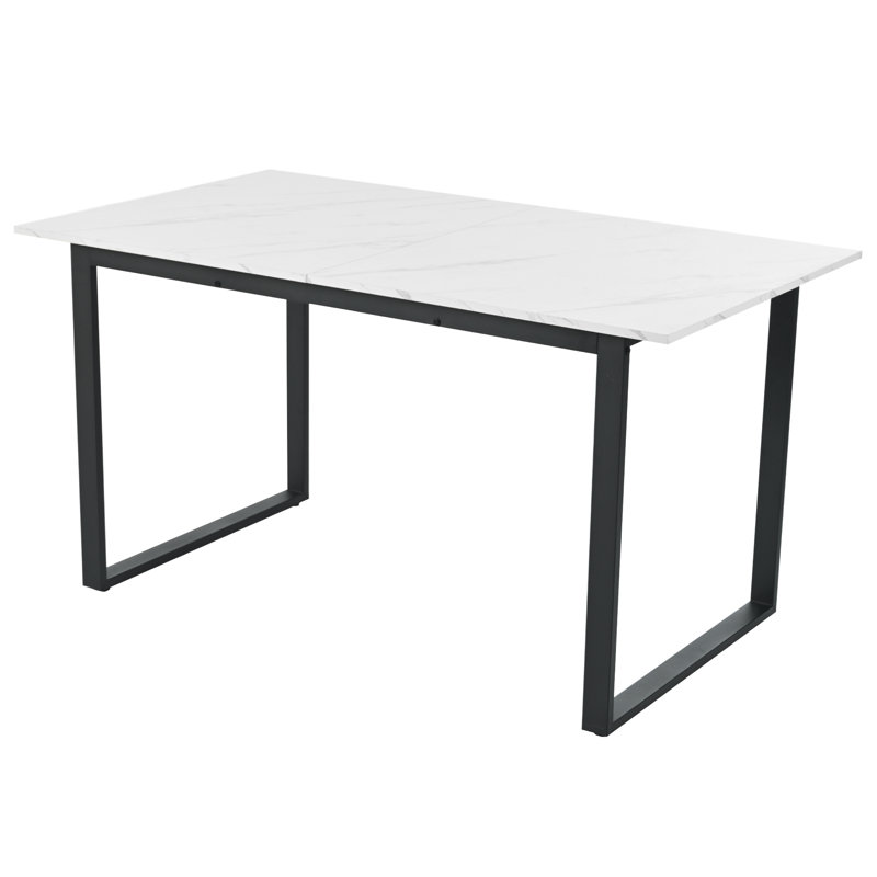 Metal Base Dining Table