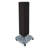 Four-Sided Pegboard Floor Display on Revolving Wheeled Base. Spinner Rack Tower. Panel Size: 8"W x 40"H