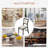 Ailse Folding Dining Chair Set Of 6, Upholstered PU Leather Dining Room Chairs, 6-Piece Faux Leather Parsons Chairs, Space-Saving Foldable Kitchen Armless Side Chair with Metal Frame, 300 lbs Capacity, For Dining Room, Living Room, Kitchen and Restaurant-315837848