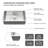 32”W x 18”D Undermount 16 Gauge 304 Stainless Steel Kitchen Sink with Bottom Grid Roll Drying Rack Basket Strainer.