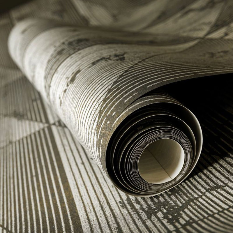 Papier peint Danaiya, Anthracite