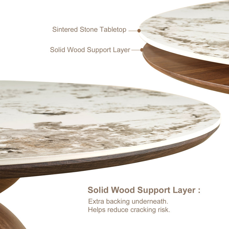 Adwin 5 - Piece Round Pedestal Dining Table Set with 4 Boucle Arm Chairs & Metal Legs, Beige, 5 Pieces: Table, 4 Chairs