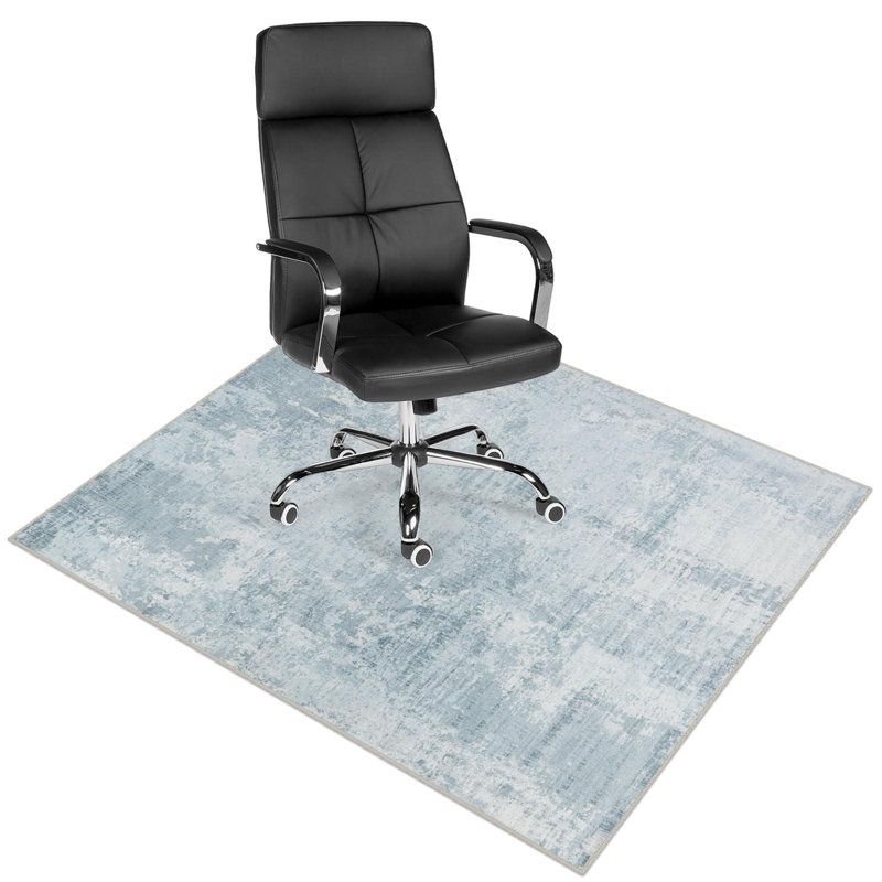 48"x60" Office Chair Mat for Hardwood & Tile Floors, Rolling Chair Protector, Easy to Clean, Gray