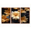 Ensemble de salon art mural jaune et blanc Fusion Mums II - Mums-1017559124-1017559126