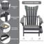 Chaise Adirondack pour l'extérieur en PEHD Licola-805392