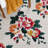 Akyrie Floral Handmade Tufted Wool Ivory/Red Area Rug-1231399316