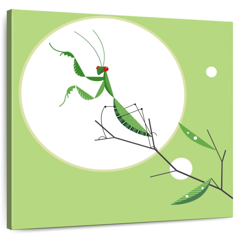 Brampt Green Praying Mantis, 33" H x 33" W