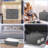 2Pack  Extra Large Storage Bags, Folding Moving Comforter Blanket Storage Bags Closet Organizers And Storage Containers With Strong Handles&Zippers Clear Window For Clothes Bedding Pillow-794993324-794993325