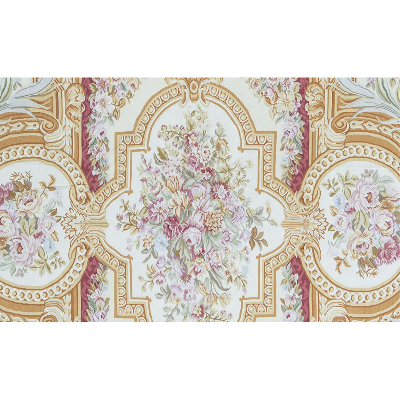 Aubusson Renaissance Wool Oriental Area Rug