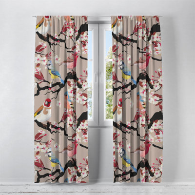 Semi Sheer Curtain Pair