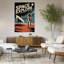 «Space Explore Calling Retro Vintage Abstract Landscape Nature», art mural-1420135480