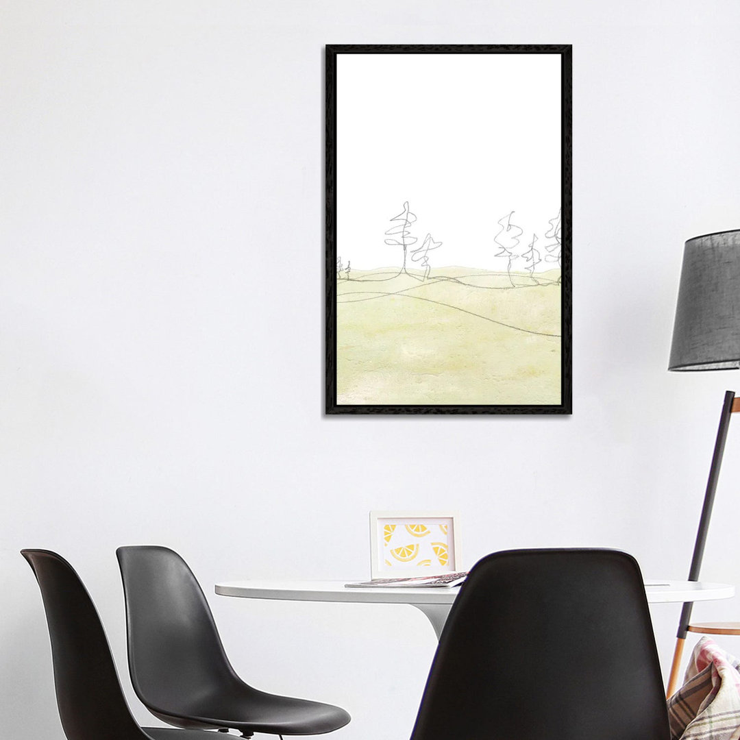 Minimalistische weiche Landschaft von Whales Way - Gallery-Wrapped Canvas Giclée on Canvas