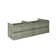 Base de meuble-lavabo mural flottant double 58 po Fresca Formosa - Base et lavabo non inclus