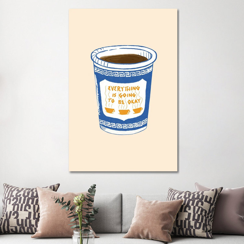 «Everything Is Going To Be Okay» par Chromoeye - impression sur toile tendue, H 60 po x l 40po x P 1,5 po