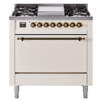 Cuisinière mixte 36 po ILVE Nostalgie II
