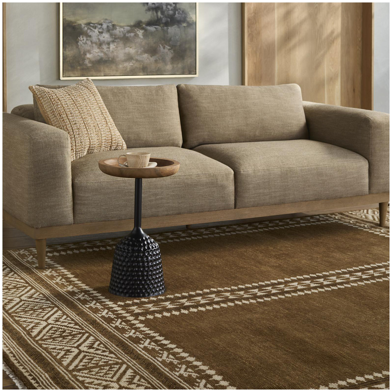 Riviera Hand Knotted Area Rug, Rectangle 10' x 14'