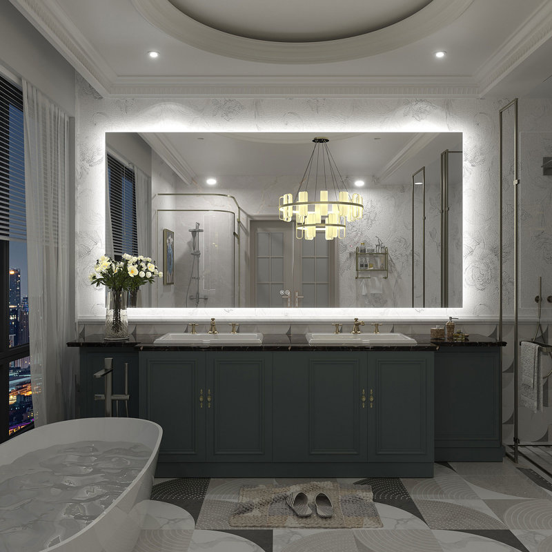 Miroir de salle de bain , 72 po x 36 po