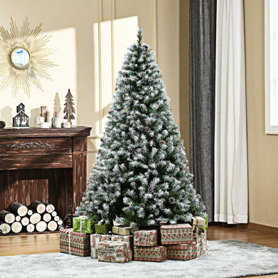 Sapin de Noël artificiel enneigé 6 pi