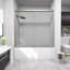 Porte de baignoire coulissante double semi-sans cadre de 59 po L x 56 po H-87058397-114466679