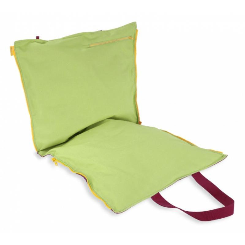 Hhooboz Garden Chair Cushion, Fandango/Pink/Green