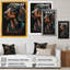 Teckel sur toile noire I - animaux, art mural sur toile-87340553-87340552