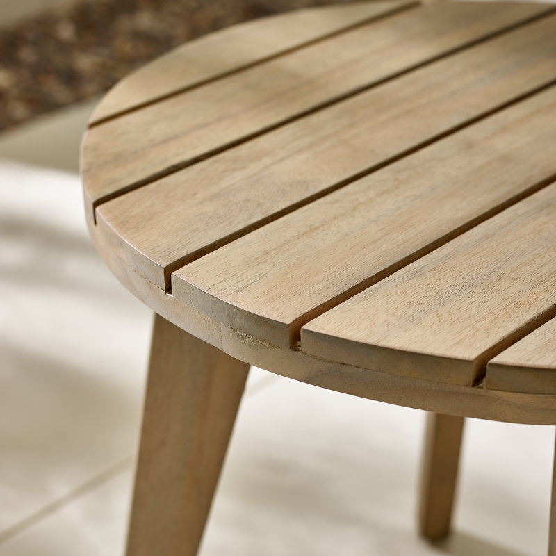 Table d'appoint intérieure / extérieure Soquel - Mid-Century moderne pour un patio de jardin élégant