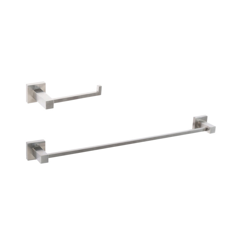 Isla 2 - Piece Bathroom Hardware Set, Brushed Nickel
