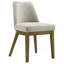Chaise d'appoint rembourrée (ensemble de 2)