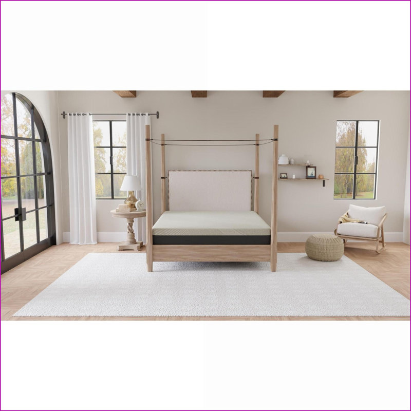 Matelas | Matelas pleine grandeur ferme en mousse viscoélastique gélifiée de 8 pouces | Gris foncé | Mousse