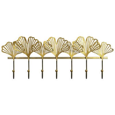 Hand-Painted Metal Wall Hook, 23.2 x 8.9 inches | 100% Metal Construction, Thickness: 0.03 inches | Stylish and Durable Design, Perfect for Home Decor and Organizing Entryways, Hallways, and More