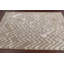 Tapis en laine/soie gris/brun clair Touffeté à la main mier