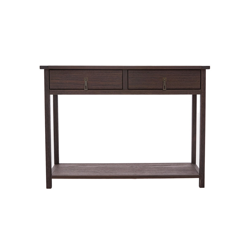 Caspian 100cm Console Table, Dark Brown