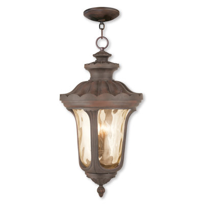 Lanterne suspendue d'extérieur 4 lumières Ahtzired