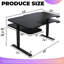 59" Height Adjustable Electric Standing Desk With Memory Presets & Cable Management-1380967119