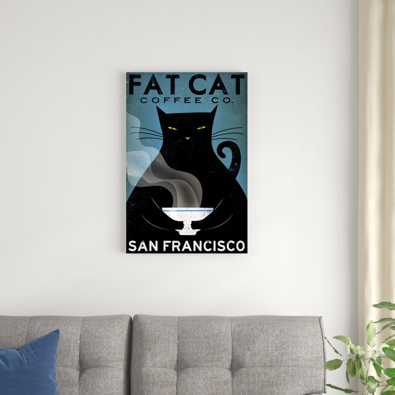 Chat café, H 30 po x l 20 po