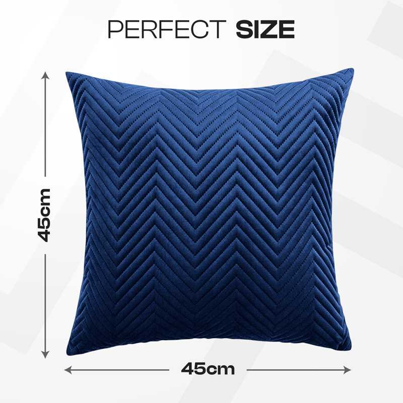 Square Scatter Cushion Cushion Cover, Navy