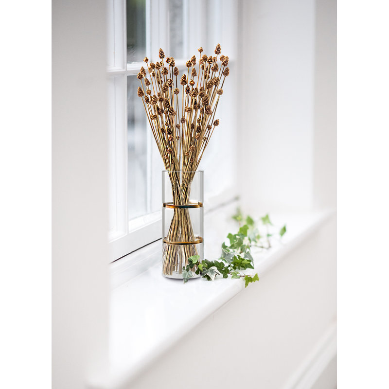 Vase en verre Everly Quinn, H 8 po x l 3,75 po x P 3,75 po