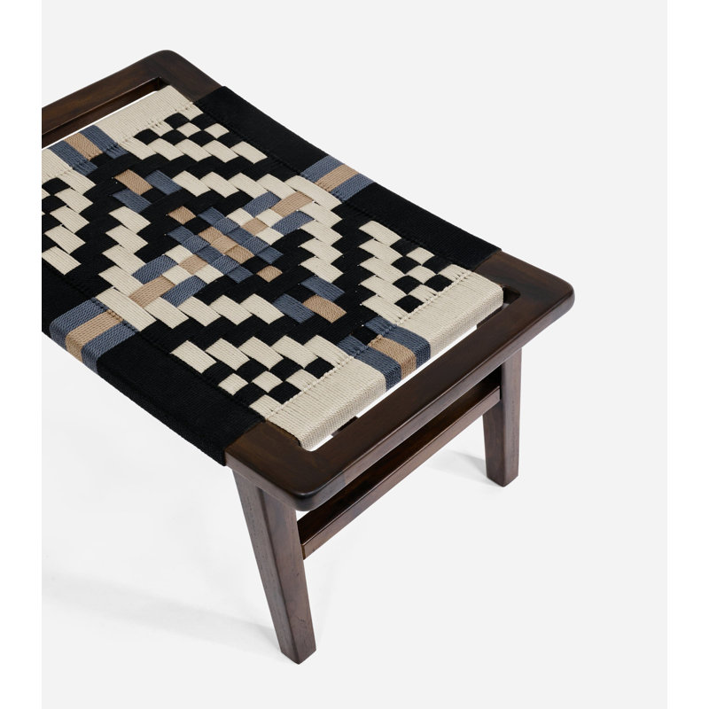 Masaya Upholstered Ottoman, Coffee, Coffee Colonial