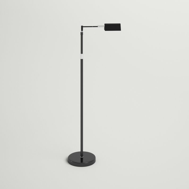 Hovey 50.25'' LED Task Floor Lamp, Black