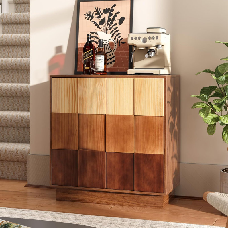 76 cm W Solid Wood Sideboard
