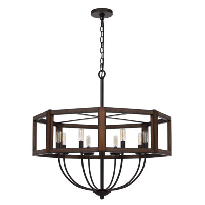 Lustre tambour à 8 lumières Kaelan