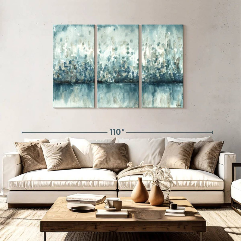 Avery Lakeside Abstract, 48" H x 74" W