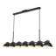 Luminaire suspendu linéaire noir 42 po Atlas