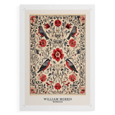 WM MORRIS Series CCCLXXIX -Canvas Print Only - NOT FRAMED